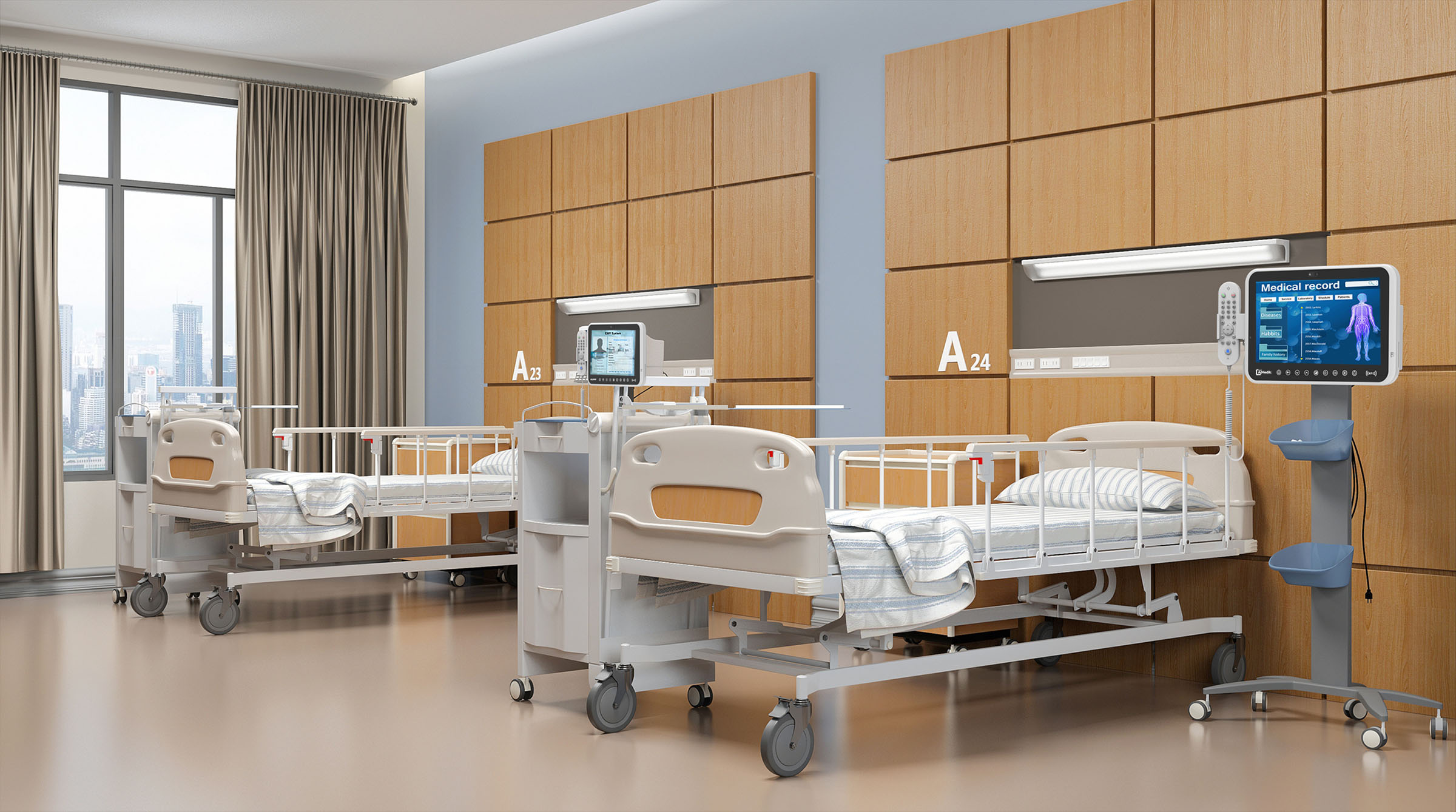 BEDSIDE REAL-TIME HOSPITAL MANAGEMENT