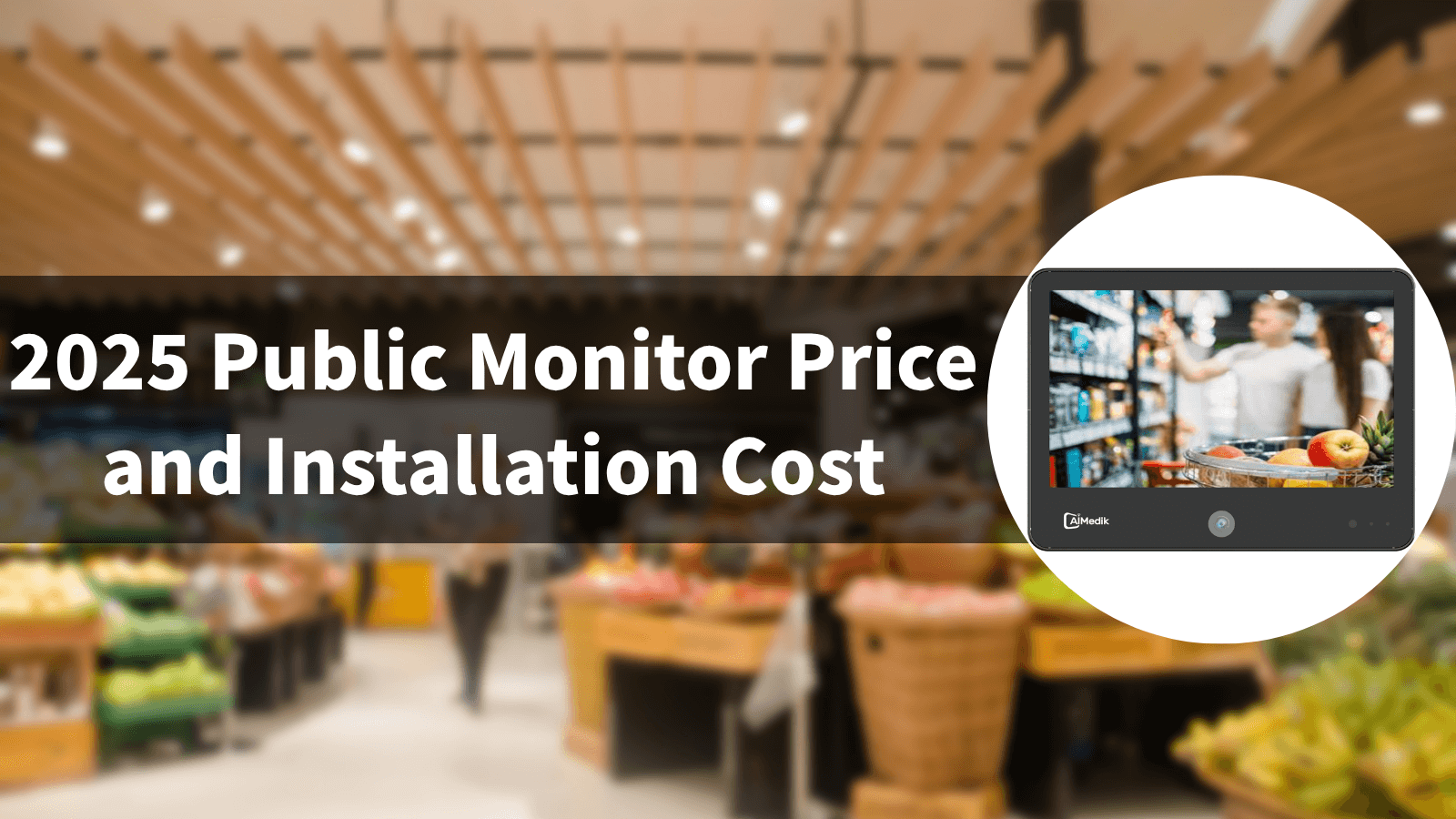 2025 Public Monitor Price and Installation Cost - AIMedik